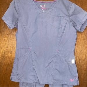 Gray Smitten scrub set-SM